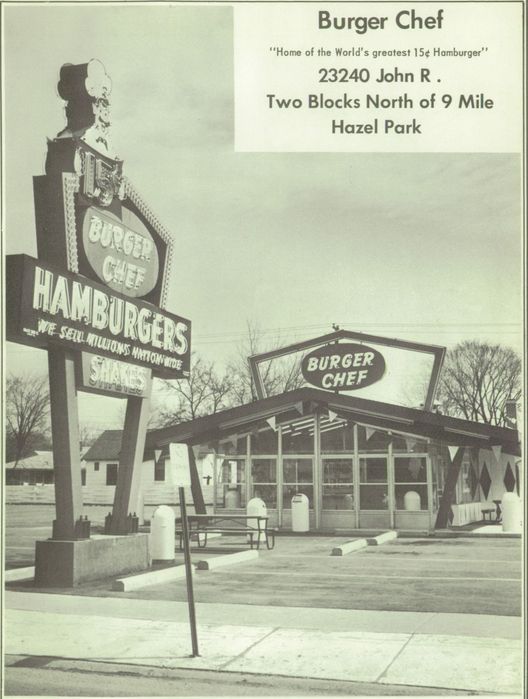 Burger Chef - Hazel Park 1961 (newer photo)